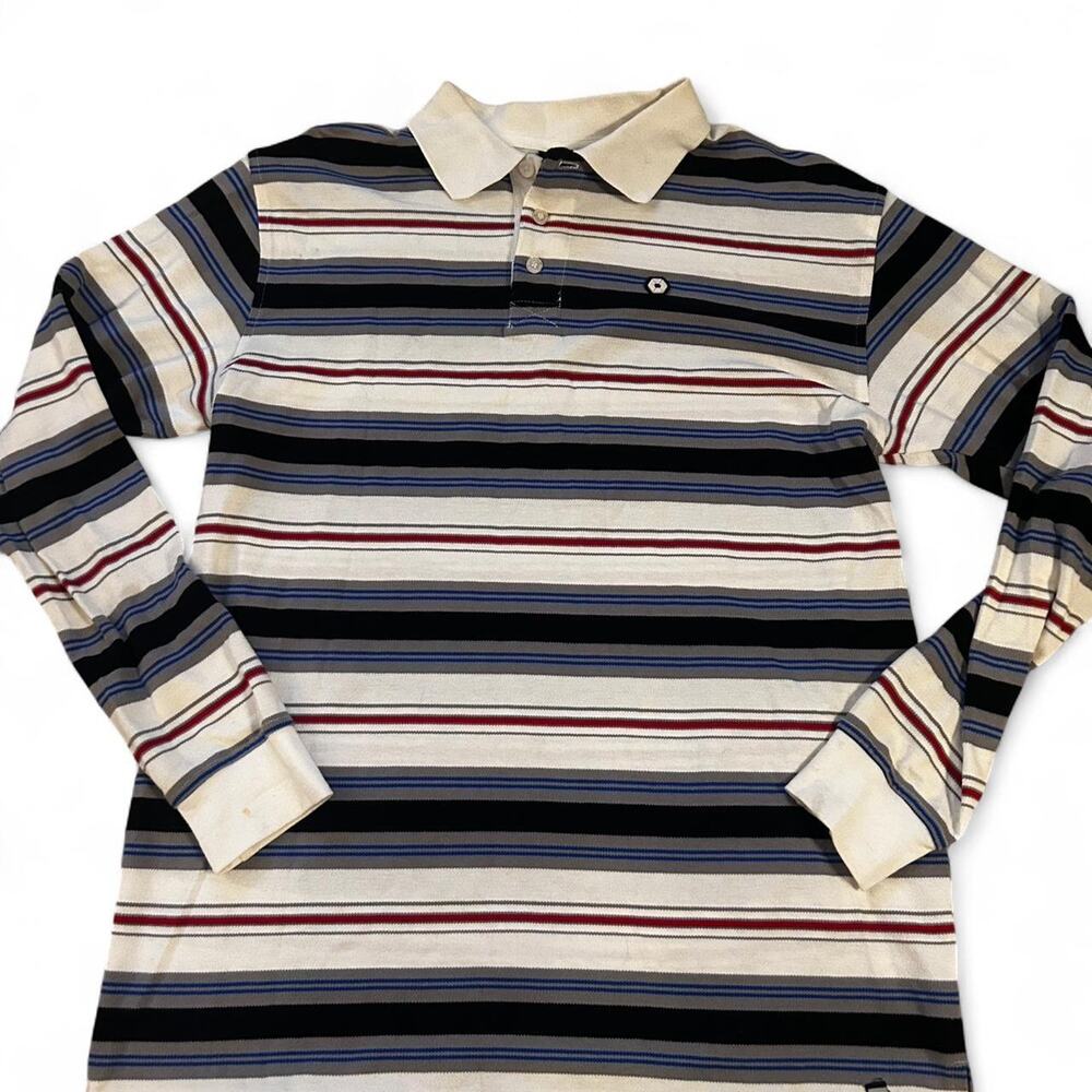 Vintage south pole striped Men's Medium‎ Blue/Red/white 90s